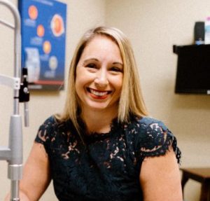 Dr. Sirak providing comprehensive eye care and vision services at Optical Solutions in Bluffton, SC